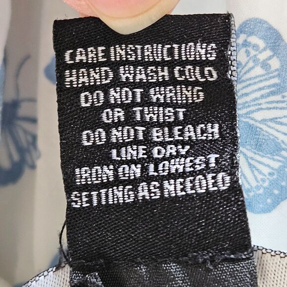 B Smart Dress Juniors Womens Sz 7 Mini Tiered Butterfly Y2K Coquette Babydoll - Picture 14 of 15